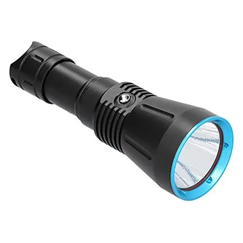 Produktbild: XHP70 Professionelle Tauchtaschenlampe, 10000LM Hochleistungs-Langstrecken-Taschenlampe IP68 wasserdichte Aluminiumlegierung Angelbergungslicht Geeignet für 150 Meter Unterwasser