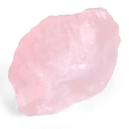 Produktbild: XIANNVXI Rosenquarz Große Rohstein Rosenquarz Stein Echt Kristalle Naturstein Kristall Rosa Steine Reiki Premium Wasserstein Esoterik Geschenke 4.5–5.5 cm,1PC