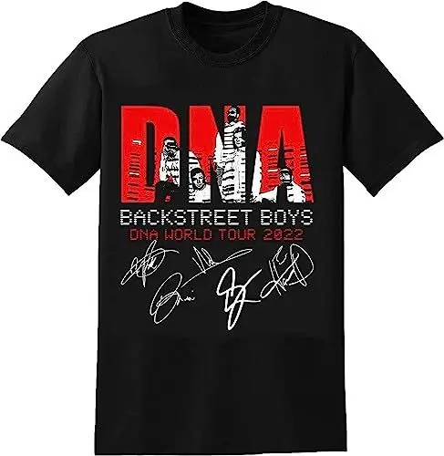 Produktbild: XIAOCHANG Backstreet Boys Shirt World Tour 2022 Graphic T-Shirt Men and Women Unisex Graphic Tee Shirt Black T-Shirts & Hemden(Medium)