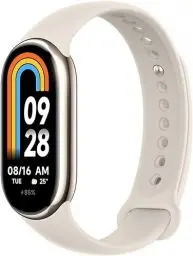 Produktbild: Xiaomi Mi Smart Band 8 Aktivitäts-Armband, AMOLED-Display, Herzfrequenzüberwachung, 190 mAh, 150 + Sportmodi, bis zu 16 Tage Akkulaufzeit, Gold