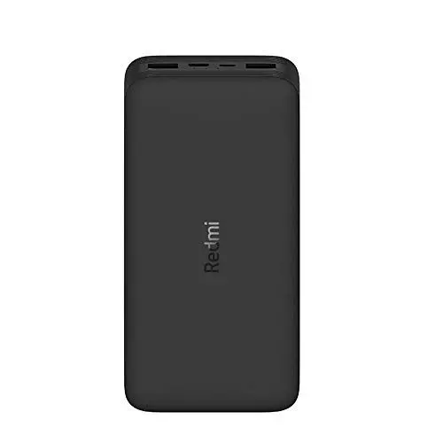 Produktbild: Xiaomi Redmi Externer Akku, 18 W, Fast Charge, Schwarz, 20.000 mAh, Micro-USB-Eingang/USB-C, Ausgang 2 x USB-A