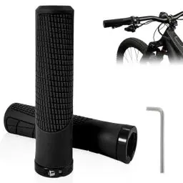 Produktbild: xiaoxiaozhijia Fahrradgriffe Ergonomisch,22mm Universal-Fahrrad Handgriffe,Geeignet für Mountainbike/Rennrad/Klapprad/Citybike/Roller-Fahrradlenker (Schwarz)