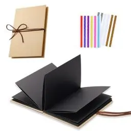 Produktbild: xiaoxiaozhijia Scrapbook Album,30 Seiten Fotoalbum zum Selbstgestalte,Faltbares Album als Geschenk für Angehörige,Freunde und Bekannte (21.5x15cm)