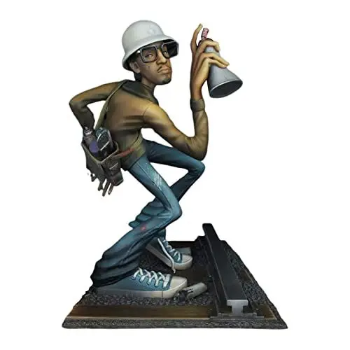 Produktbild: XIASABA Rap-Musik-Stern-Skulptur Hip Hop Element Skulpturen seltsame und lustige Harzskulpturen von Rap-Musikstars DJ-Figur Skulptur Legende Gedenk-Ornamente aus Kunstharz