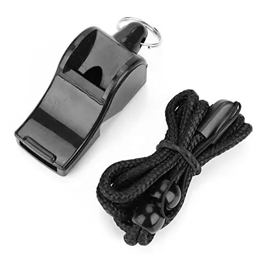 Produktbild: XIASABA Whistle Professionelle Sportpfeife mit Lanyard, Basketball, Sporttraining, Schiedsrichterpfeife, Camping, Überleben, Notfall, lebensrettende Pfeifen