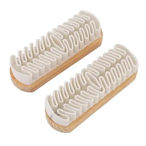 Produktbild: XIASABA Wildlederstiefel-Bürste, Schneestiefel-Reinigungsbürste, 14,0 x 10,0 x 3,0, 2 Stück, Schneestiefel, Wildleder-Bürste, Schuhreiniger, Kreppbürste, Wildleder-Mattschuhe,