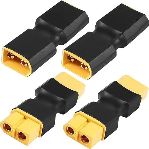 Produktbild: Xiatiaosann XT60 Stecker Weiblich Adapter Kupplung für Lipo Akku Battery Ladegerät Adapterkabel, Drohnenauto, XT60-Steckerbuchse ohne Kabelumwandlung, 4 Stück