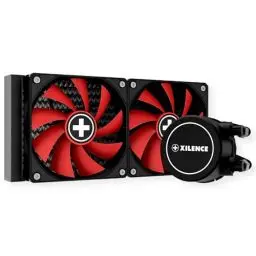 Produktbild: Xilence LQ240 AMD und Intel 240mm AiO Wasserkühlung, AM5/AM4, LGA 1700/2066/2011/1151/1150/1155/1156/1200, 300W TDP, leise 2x 120mm PWM Lüfter, für hohe Kühlanforderungen im Gaming/Streaming, schwarz