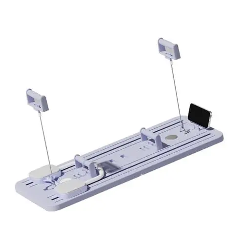 Produktbild: Xiuganpo Push Up Board Fitness mit Ellenbogenschonern und Timer, Tragbares, Faltbares 4-in-1-Liegestützbrett, Liegestützgriffe für den Boden. Krafttrainingsgeräte für das Heimstudio