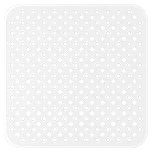 Produktbild: XIYUNTE Duschmatte rutschfest 53x53 cm Duscheinlage rutschfest schimmelresistent Antirutschmatte Dusche mit Saugnapf Badewannenmatte BPA Frei Maschinenwaschbar