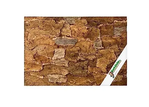 Produktbild: XL Korkrückwand Desert (Rückwand Terrarium) | 3D Kork-Rückwand 60 x 30 cm | gereinigt & desinfiziert