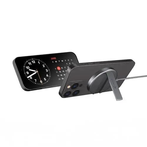Produktbild: XLayer MagFix Pro Ladestation Apple Wireless Charger I Ladepad aufstellbar I Magnetisch I Standby Magsafe kompatibel I USB C Schnellladegerät I kabelloses Laden von iPhone 16 15 Pro Max /14/13/12