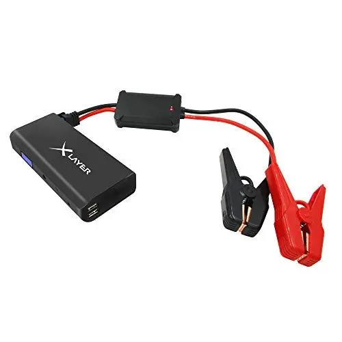 Produktbild: XLayer Zusatzakku Multifunktionale Powerbank PLUS OFF-ROAD 16.000mAh, Externer Akku mit Notstarthilfefunktion (Jump Starter), Kompatibel für alle Kfz bis 5.0l Benzin und 3.0l Diesel
