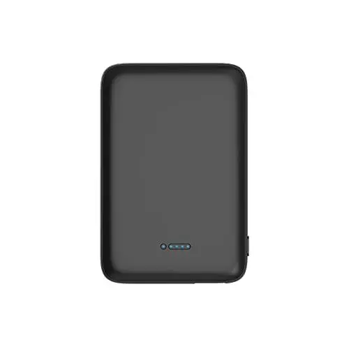 Produktbild: Zusatzakku XLayer Powerbank Wireless Charger 5W 5.000 mAh Qi-Zertifiziert, Akku, externes Ladegerät für iPhone, iPad, Samsung, Huawei, Xiaomi, AirPods, schnelles Aufladen, Tragbares Gerät