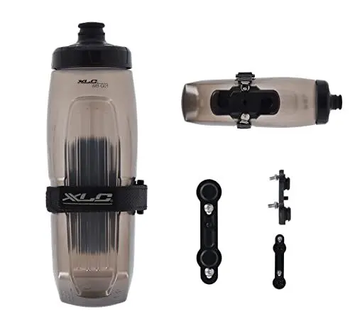 Produktbild: XLC Fahrrad Trinkflasche: Das XLC Fidlock Set für Standardrahmen WB-K15 mit Fidlock Adapter und Adapter für Standardrahmen, 700ml