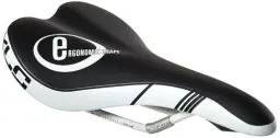 Produktbild: XLC Fahrradsattel MTB ATB Sport SA-S03 Sattel, Schwarz, Weiß, 272x135 mm