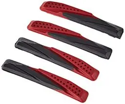 Produktbild: XLC Unisex – Erwachsene Bremsschuhe Ersatzbremsgummi BS-X02 4er Set 72 mm, Schwarz, Rot, Einheitsgröße