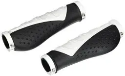 Produktbild: XLC Unisex – Erwachsene Griffe Ergonomic GR-S07, Schwarz, Weiß, One Size