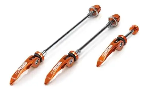 Produktbild: XLC Unisex – Erwachsene Schnellspannset QR-L05, Orange, Einheit