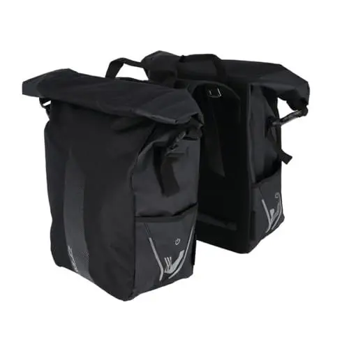 Produktbild: XLC V-light Rolltop double, schwarz