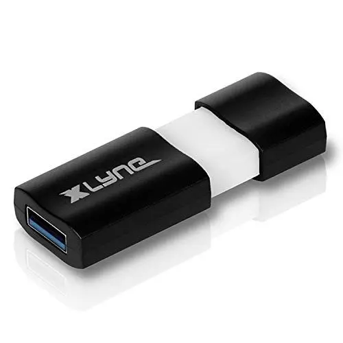 Produktbild: XLYNE 7951200 Wave USB Stick │512Gb│Usb 3 – Speicherstick │Push&Pull Mechanismus │Windows, Mac, Linux, Schwarz, Weiß