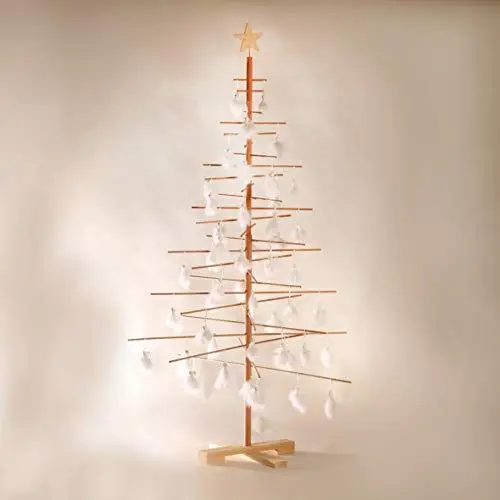 Produktbild: xmas3 L-190 cm Weihnachtsbaum aus Holz, Natural, 100 x 100 x 190 cm