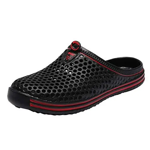 Produktbild: Xmiral Badeschuhe Loch Schuhe Paare Gummisohle Hausschuh Strandschuhe f黵 Herren Damen Verschlei遞est Barfu?Badesandale Wasserschuhe(Schwarz,42 EU)