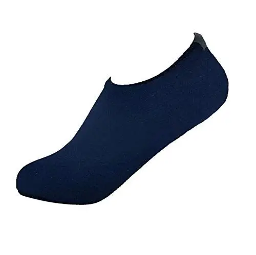 Produktbild: Xmiral Wasserschuhe Damen Gummisohle Einfarbig Laufschuhe Trocknend Badesandale f黵 Pool Surfen Yoga Schwimmschuhe Wasserdicht Barfu?Schuhe rutschfest Badelatschen(Marine Blau,44-45 EU)