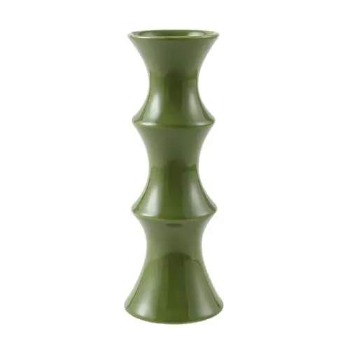 Produktbild: Xnferty Keramikvase, Bambus-förmige Heimdekorationsvase, Moderner Boho-Ins-Stil, Dekorative Keramik-ästhetische Blumenvase, Bambusröhren-Ornamente für die Heimdekoration (L)