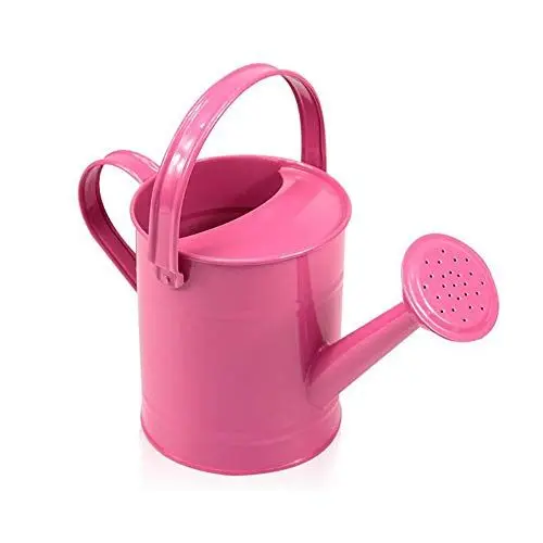 Produktbild: Xnferty Metallgießkanne, 1,5 L, Kleine Gießkanne mit Zwei Griffen, Eisen-Gartenbewässerungsdose, Sprinklerkessel, Leichter Tragbarer Gießeimer für Garten, Innen- und Außenbereich,(Rosa)