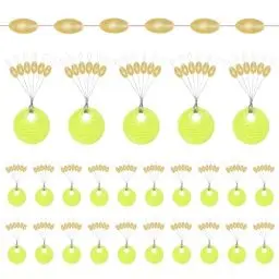 Produktbild: XoeLLe 150 Stück Angeln Bobber Stopper, Gummistopper Angeln 6 in 1 Gummiperlen Schnurstopper Angelposen Angeln Forellen Stopper Sinker Stops Oval Posenstopper Posen Angeln Angelzubehör(L)