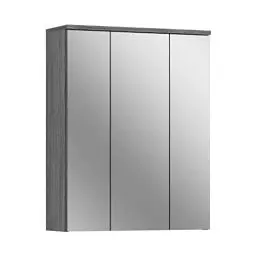 Produktbild: xonox.home Badezimmer Blake X02B2725 Spiegelschrank in rauchsilber Nb.ca.60x77x21 cm mit großer Spiegelfläche