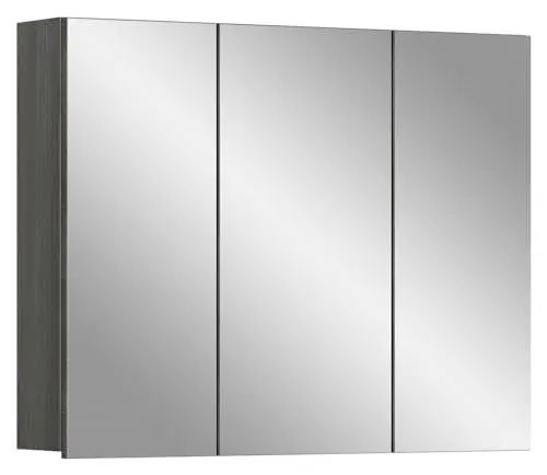 Produktbild: xonox.home Badezimmer Silver X88B3727 Spiegelschrank in rauchsilber Nb. ca.80x64x16cm