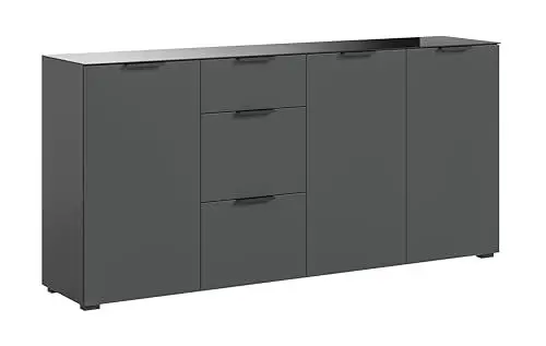 Produktbild: xonox.Home Kommode Ray Kommode Sideboard Schrank anthrazit Nb.,ca.179x86x40 cm