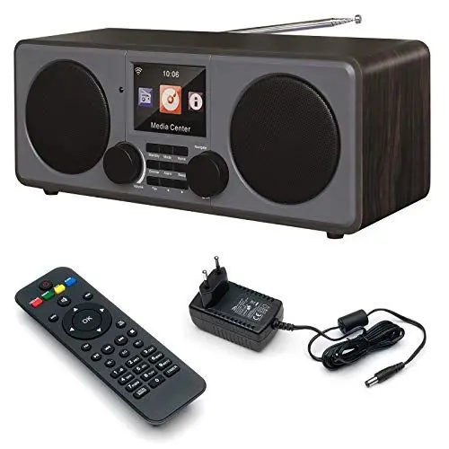 Produktbild: XORO DAB 600 IR V3 - Internet DAB+/UKW Radio mit WLAN, 2 x 5 Watt RMS, USB 2.0, App-Steuerung, Bluetooth, Spotify Connect, AUX, Weckfunktion, Wetterstation