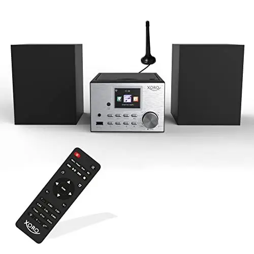 Produktbild: XORO HMT 500 PRO - Mikro Stereoanlage (Internet-/DAB+/UKW-Radio, CD Player, Bluetooth, USB Mediaplayer, 2.4