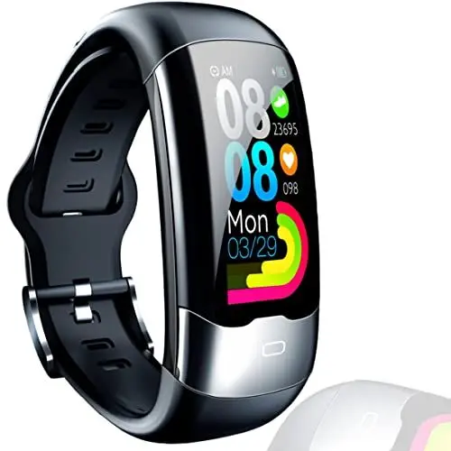 Produktbild: XORO SMW 10 - Fitness-Uhr mit Bluetooth, EKG, Herzfrequenz und Blutdruckmessung, Messung Sauerstoffgehalt im Blut, Distanzmessung, Schritt- und Kalorienzähler