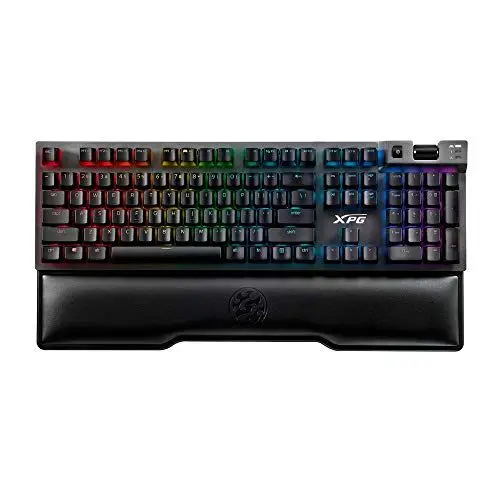 Produktbild: XPG Summoner Gaming Keyboard, Mechanical Cherry MX Speed Silver Key Switches, Per-Key RGB, 7 Preset Modes, 100% Anti-Ghosting, Media Keys, USB, Stability, Tactile Feedback, SUMMONER4C-BKCWW
