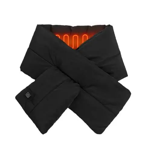 Produktbild: XPJBKC Beheizter Schal, Wärmeschal mit 3 Stufen Einstellbarer Temperatur, USB Elektrischer Nackenwärmer, Unisex Soft USB-Heizschal, Warmer Winddichter Heizschal für Outdoor