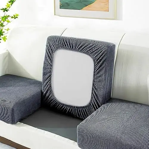 Produktbild: XPJBKC Sofa Sitzkissenbezug, Sofabezug Elastischer Kissenbezüge, Sofaschoner rutschfest, für Mattenbezug, Stuhlbezug, Sofabezug, Wasserdicht (Grau,1-Sitzer)