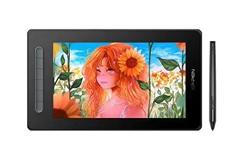 Produktbild: XP-PEN Artist 10 2. Generation Grafiktablett 10,1 Zoll Pen Display mit X3 Smart-Chip Stylus, 120% sRGB Farbraum, Grafikmonitor mit 6 Schnelltasten zum Malen, Skizzieren, (Schwarz)