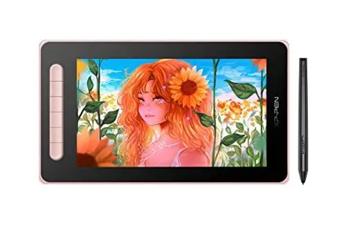 Produktbild: XP-PEN Artist 10 2. Generation Grafiktablett 10,1 Zoll Pen Display mit X3 Smart-Chip Stylus, 120% sRGB Farbraum, Grafikmonitor mit 6 Schnelltasten zum Malen, Skizzieren, (Rosa)