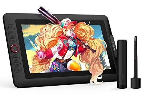 Produktbild: XP-PEN Artist 13,3 Pro Grafiktablett mit Eingabestift 8192 Ebenen – Zeichentablett mit Display von 13,3 Zoll + 8 Tastenkombinationen – kompatibel mit Windows Mac