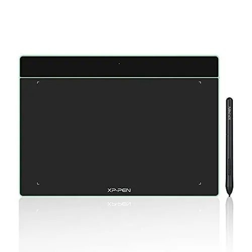 Produktbild: XP-PEN Deco Fun L Digitales Zeichentablett, 25,4 x 15,2 cm, mit Stift 8192 Stufen und Neigung von 60 °, Zeichentablett, kompatibel mit Mac Windows Chrome OS und Android