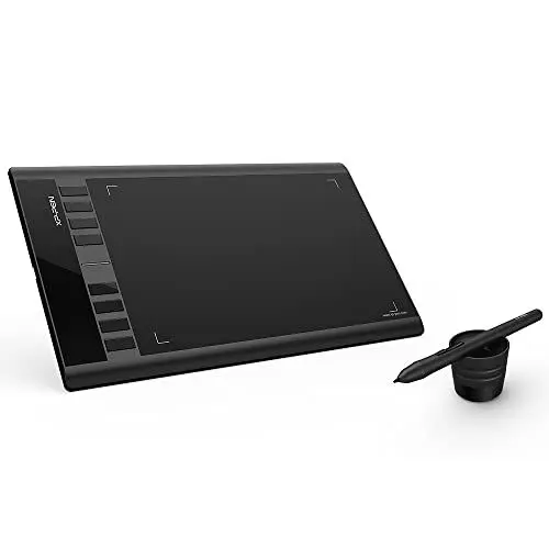 Produktbild: XP-PEN Star 03 V2 Grafiktablett, 10''x6 Zeichentablett, 8192 Druckstufen, 266RPS OSU Tablet, Zeichenpad für PC(Win/Mac/Chrome OS)