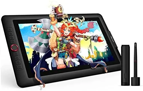 Produktbild: XPPen Artist 15.6 Pro Grafiktablett mit HD-IPS-Display, 39,6 cm (15,6 Zoll), Eingabestift, 8192 Stufen, mit Neigungsfunktion, kompatibel mit Mac und Windows