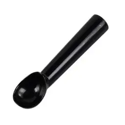 Produktbild: XQMMGO Eisportionierer, Aluminium Eislöffel Portionierer, Eislöffel portionierer, Ice cream scooper, Melonenausstecher, Obst, Kartoffelpüree, Speiseeis (Schwarz)