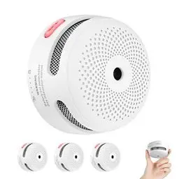 Produktbild: X-Sense Rauchmelder 10 Jahre Batterie, Mini Feuermelder, Brandmelder, Photoelektrischer Rauchwarnmelder mit Stummschaltungstaste, XS01, 3er Set