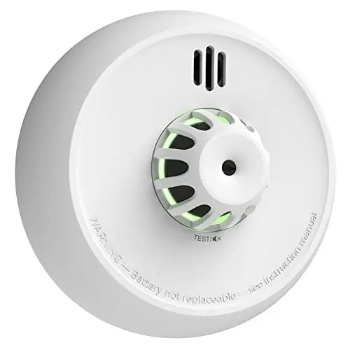 Produktbild: X-Sense funkvernetzter Hitzemelder mit versiegelter 10-Jahres-Batterie und einfacher Installation, Wärmemelder kompatibel mit Basisstation, XH02-M, 1-Pack