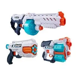 Produktbild: X-Shot Excel Turbo Combo Pack mit Turbo Fire & Xcess & Reflex 6 Schaumstoffdart-Blastern (96 Darts)